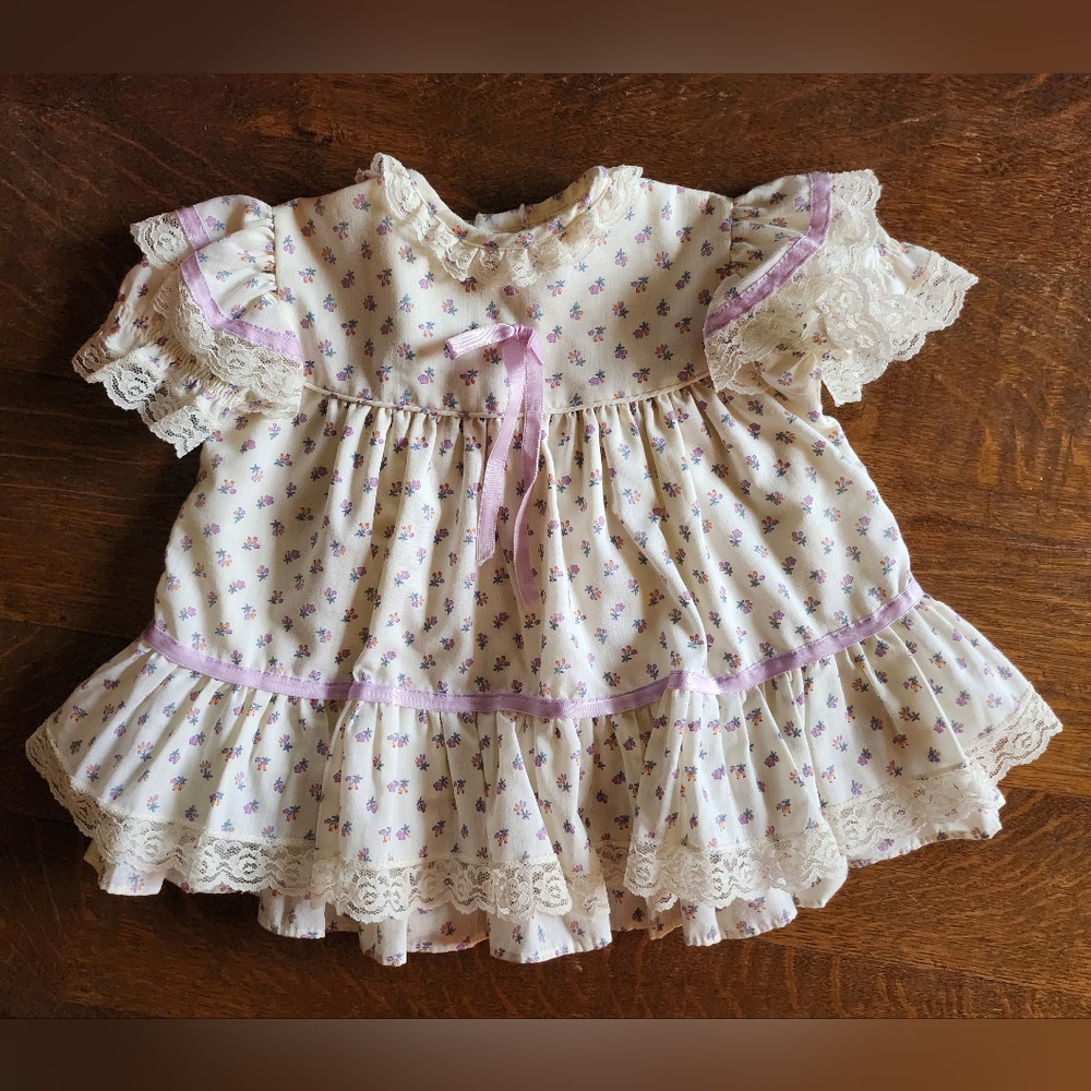 Vintage Baby Girl Prarie Dress